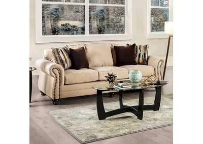 Kailyn Sand Sofa,Furniture of America