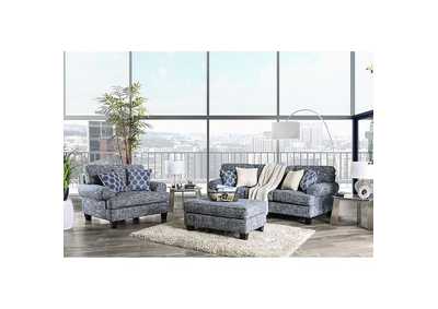 Pierpont Blue Sofa,Furniture of America