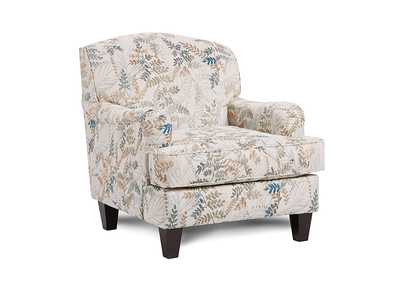Cadigan Floral Multicolor Chair,Furniture of America