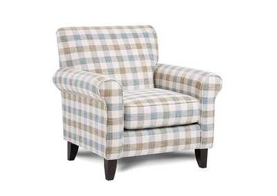 Cadigan Checkered Multicolor Chair,Furniture of America