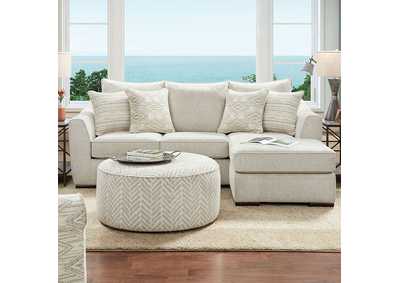 Saltney Ivory Sectional,Furniture of America