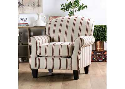 Fillmore Striped Chair,Furniture of America