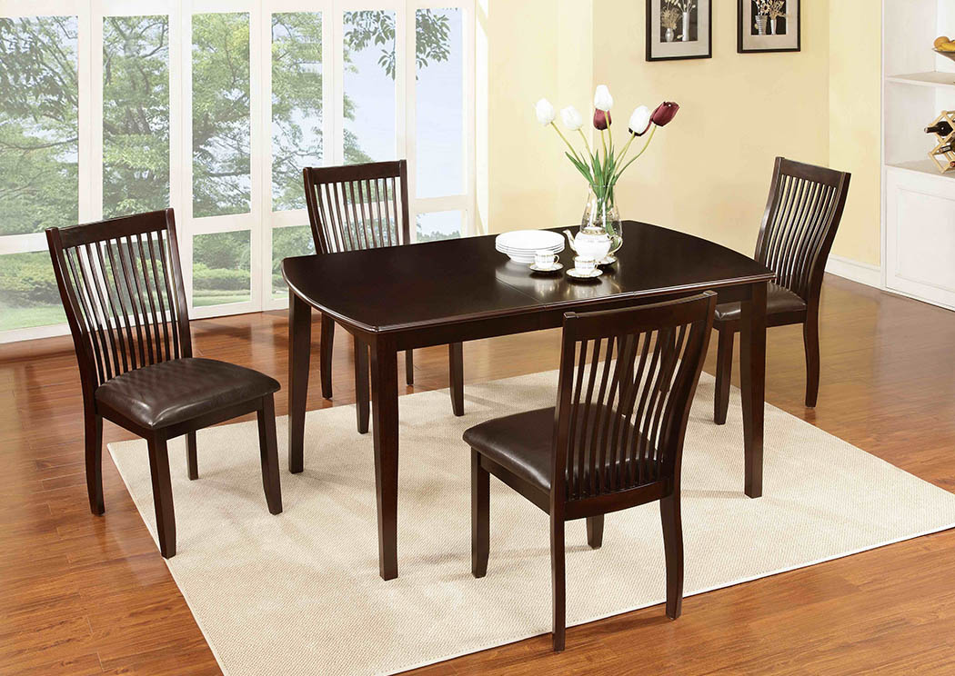 Espresso Dining Chair (Set of 2),Furniture World Distributors