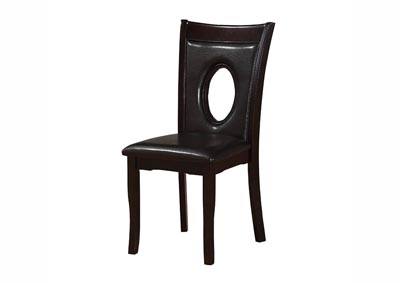 Espresso Upholstered Dining Chair (Set of 2)