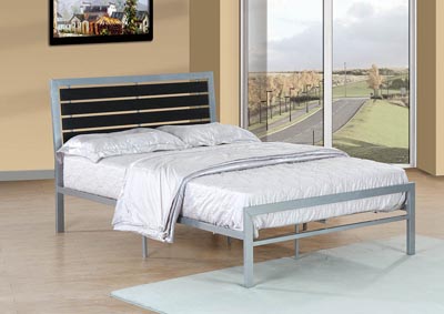 Image for Black/Gray Metal Full Bed