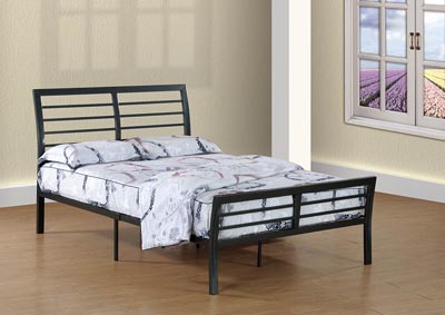 Image for Gun-Metal Gray Metal Full Bed