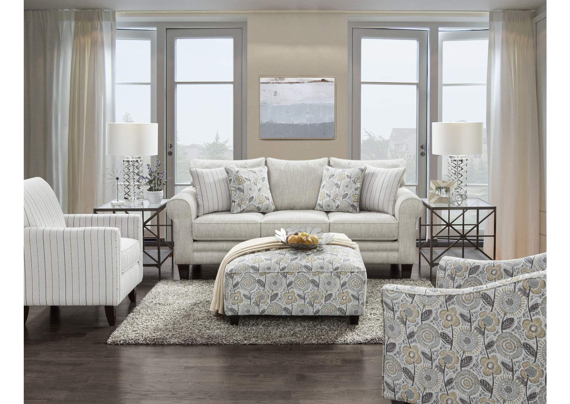 Vandy Heather Vandy Heather Sofa,Fusion Furniture Inc
