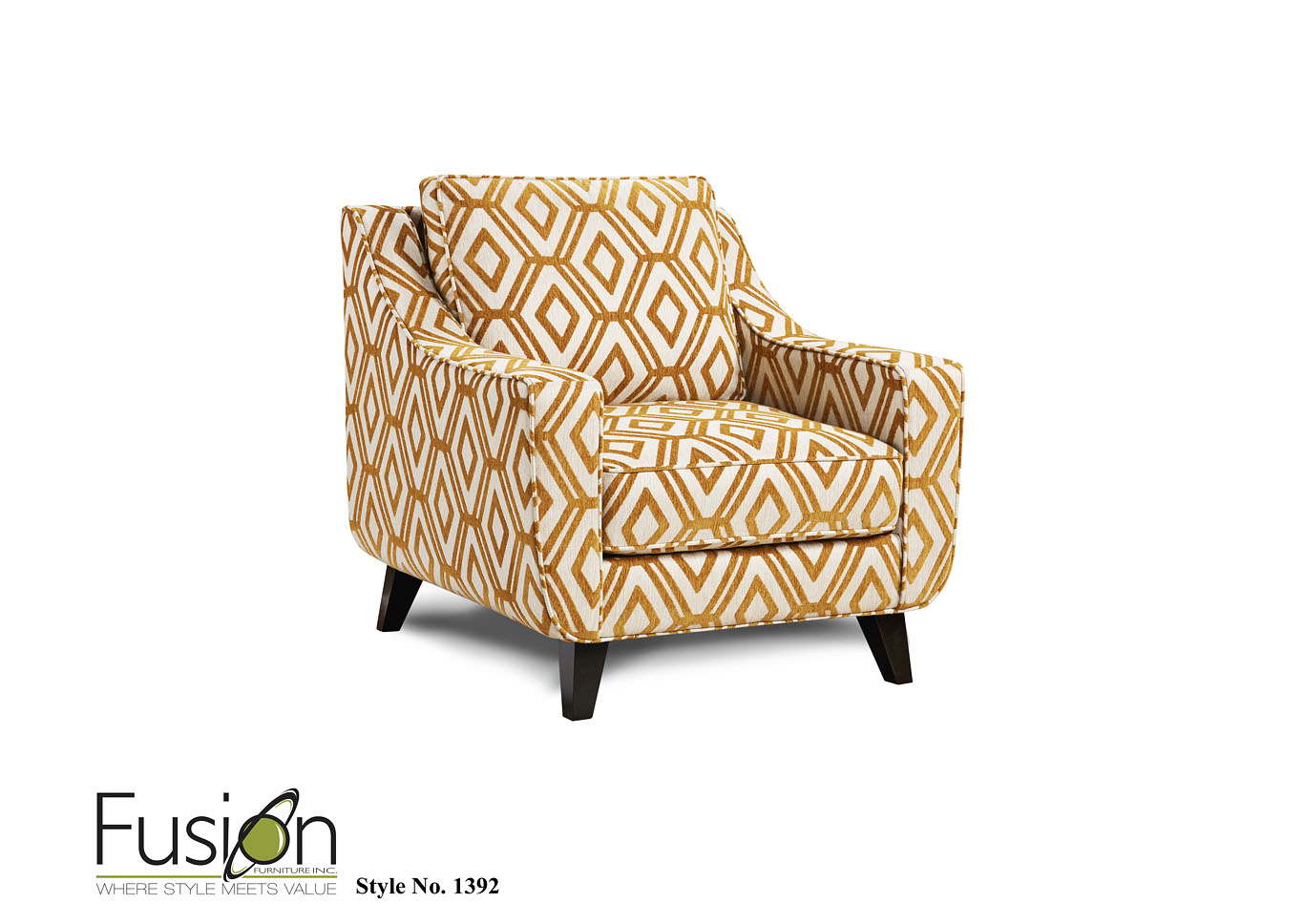 Paperchase Flannel (Revolution) Malcolm Squash Chair,Fusion Furniture Inc