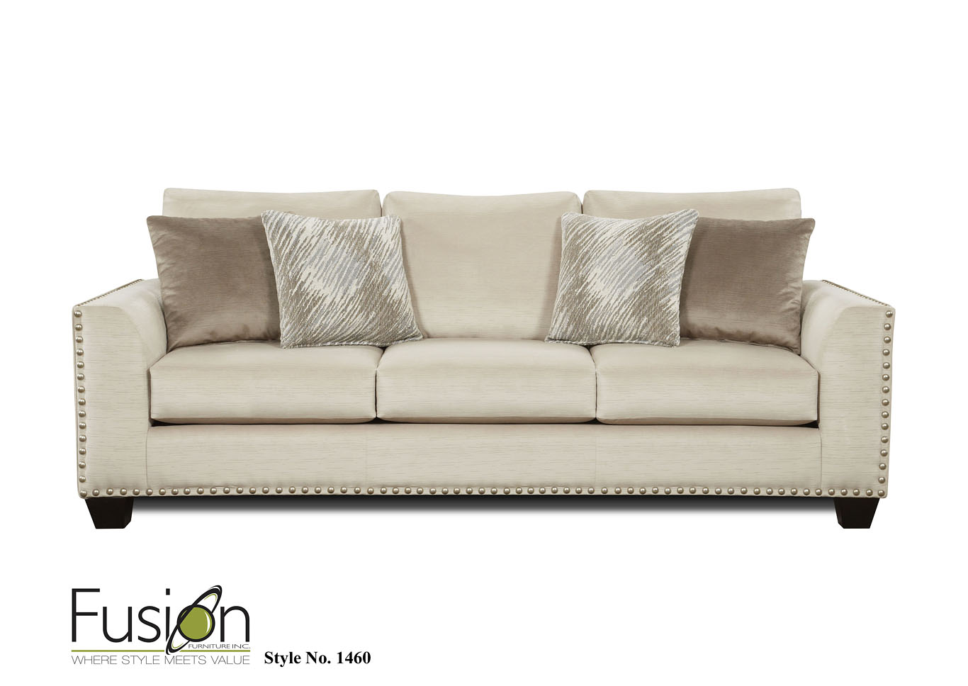 Empire Stone Empire Stone Sofa,Fusion Furniture Inc