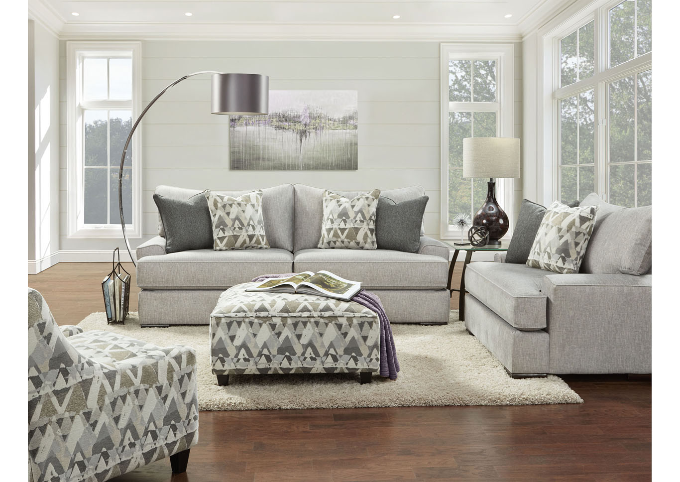 Alton Silver Alton Silver Chair 1/2,Fusion Furniture Inc