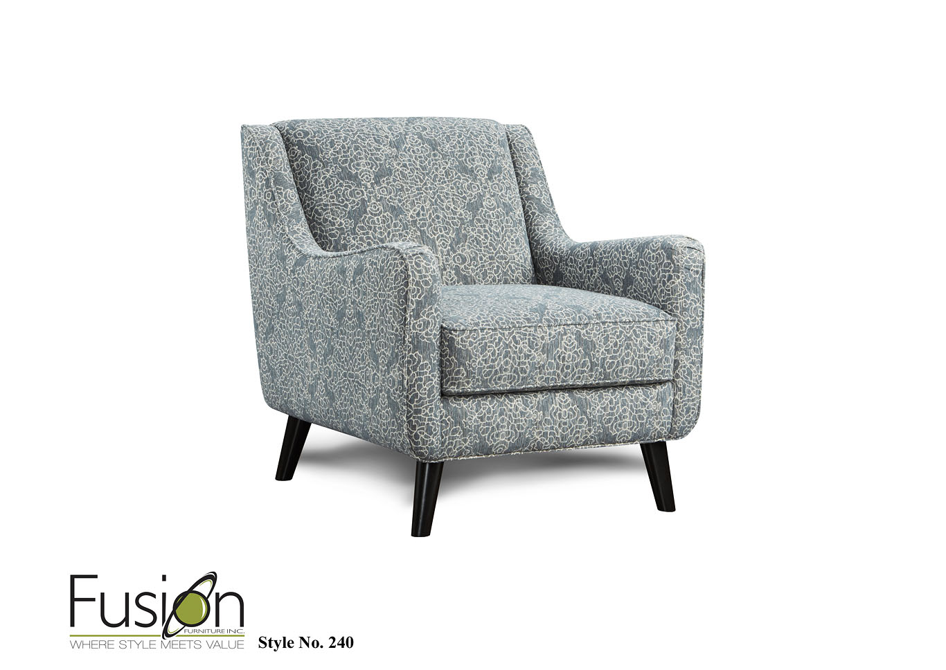 Relax Parchment Raku Slate Accent Chair,Fusion Furniture Inc