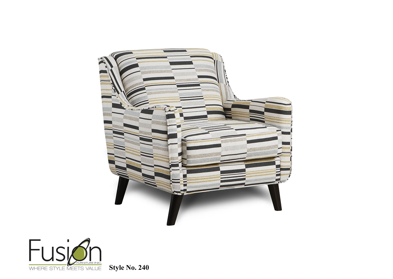Deauville Stone Talley Mineral Accent Chair,Fusion Furniture Inc