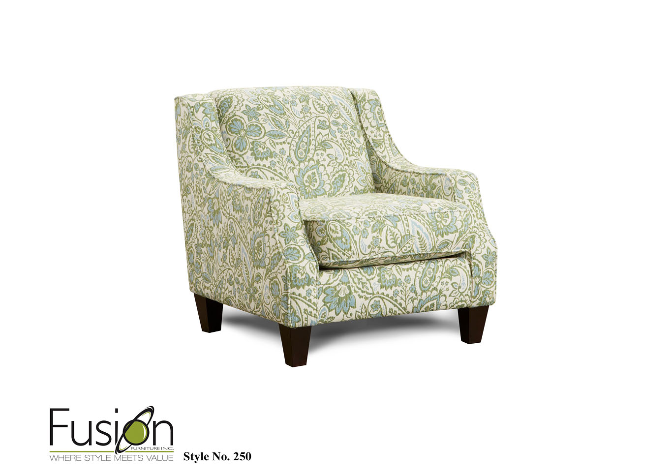 Baja Natural Provance Dewdrop Accent Chair,Fusion Furniture Inc