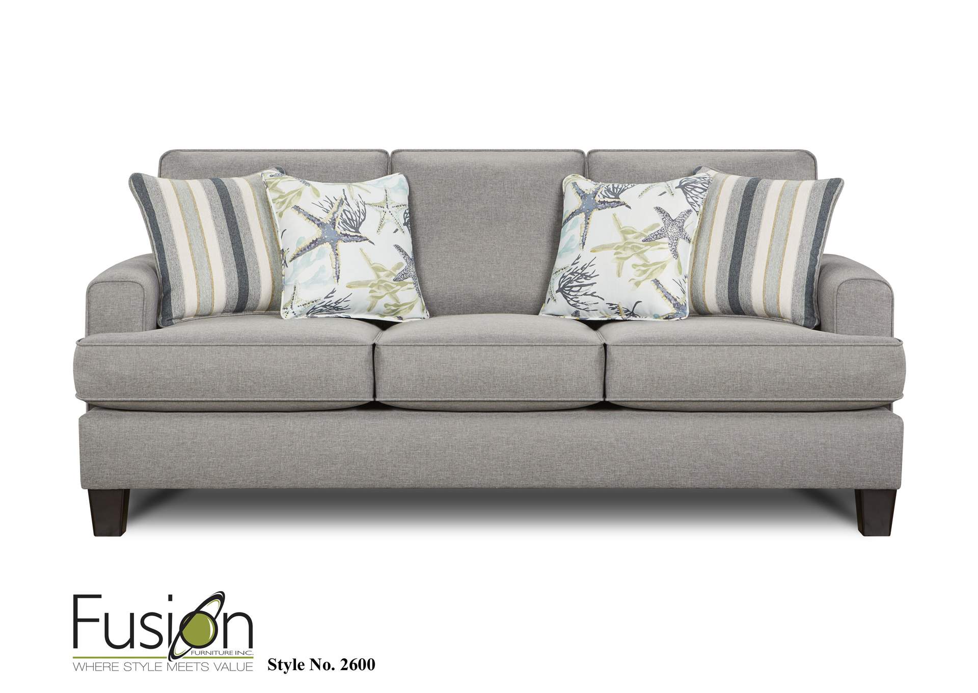 Jitterbug Flax Jitterbug Flax Sofa,Fusion Furniture Inc