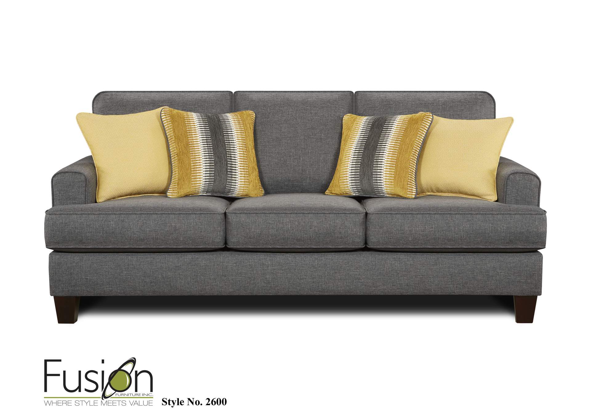 Maxwell Gray Maxwell Gray Sleeper,Fusion Furniture Inc