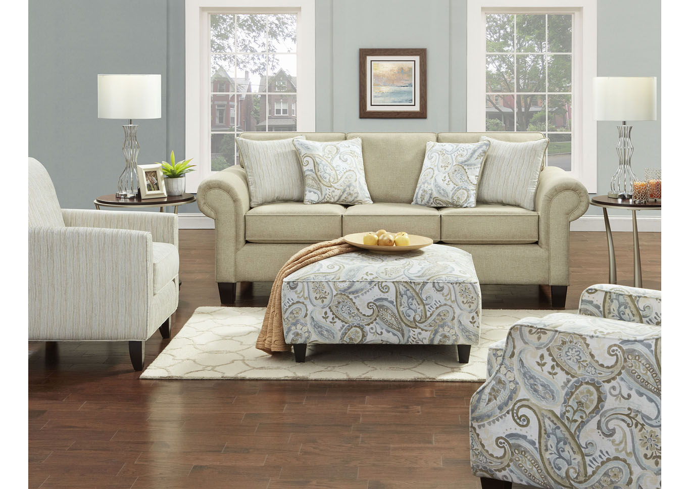 Bongo Camel (Revolution) Mantle Ottoman,Fusion Furniture Inc