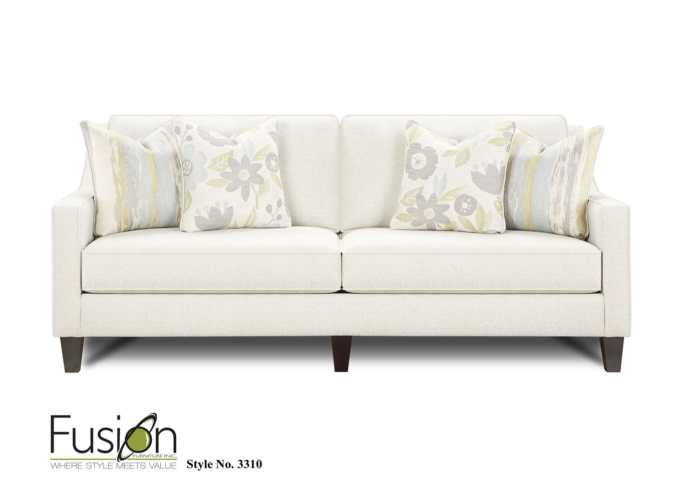 Gallop Quarry Sofa w/ Loveseat,Fusion Furniture Inc