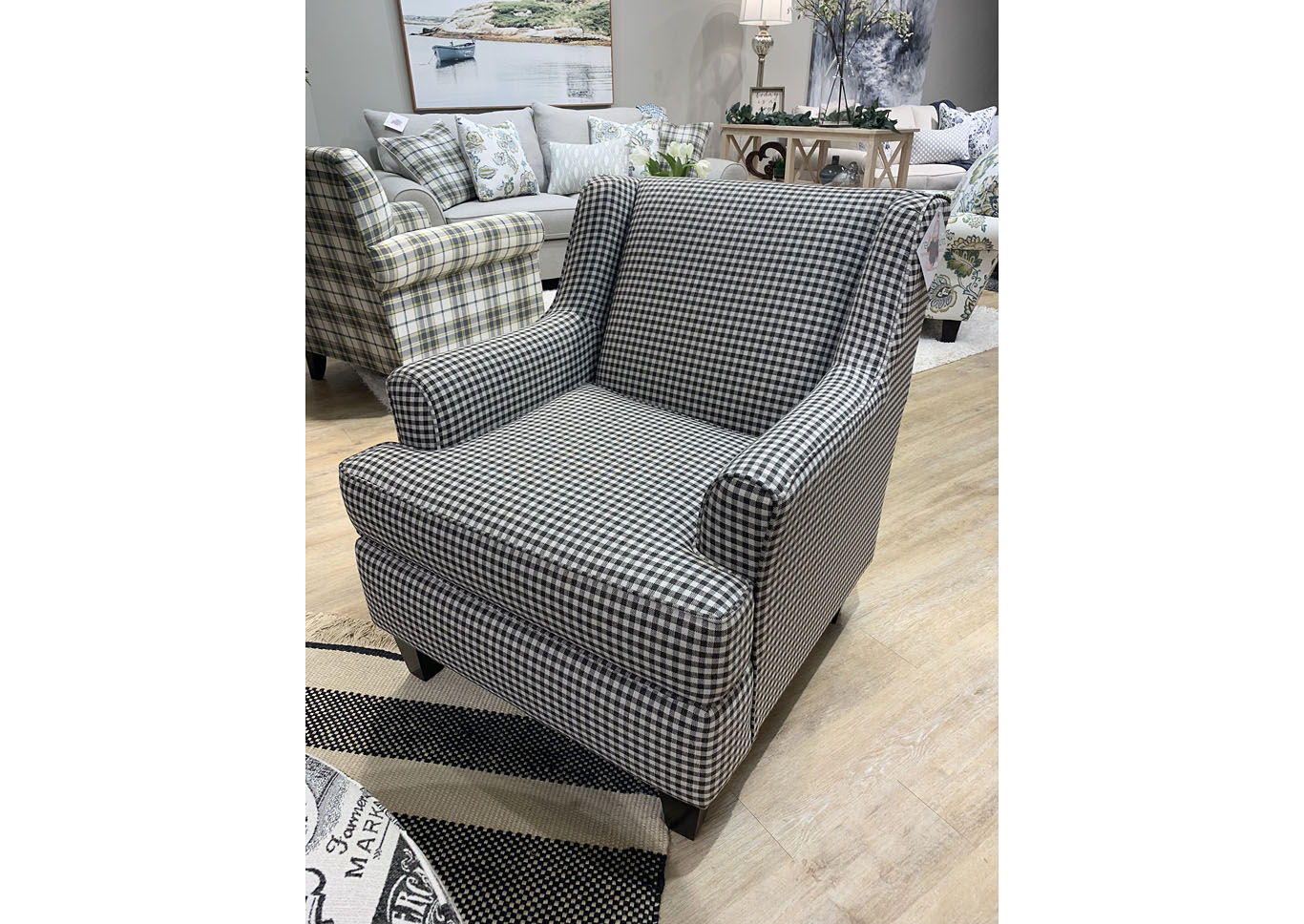 Max Gray (Revolution) Hayride Granite Accent Chair,Fusion Furniture Inc