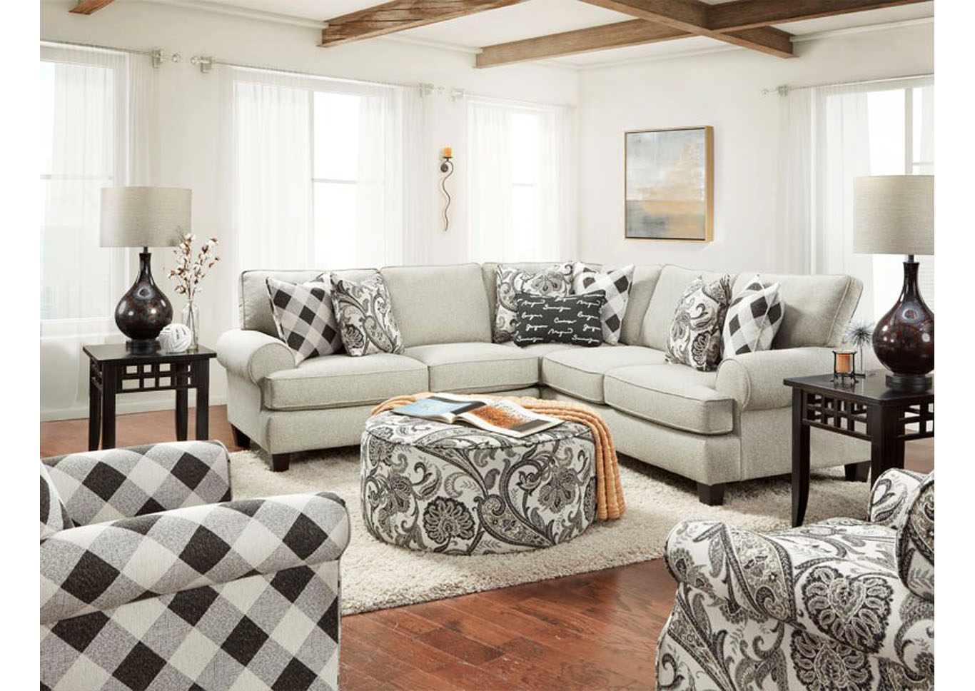 Shadowfax Dove (Revolution) Loveseat,Fusion Furniture Inc