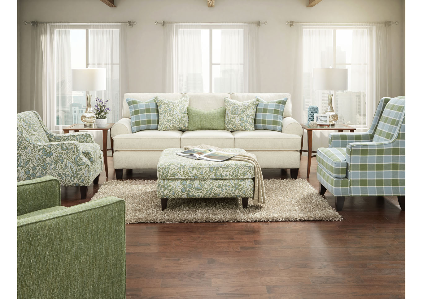 Baja Natural Baja Natural Sofa,Fusion Furniture Inc