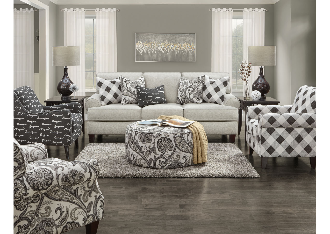 Shadowfax Dove (Revolution) Shadowfax Dove Sofa,Fusion Furniture Inc