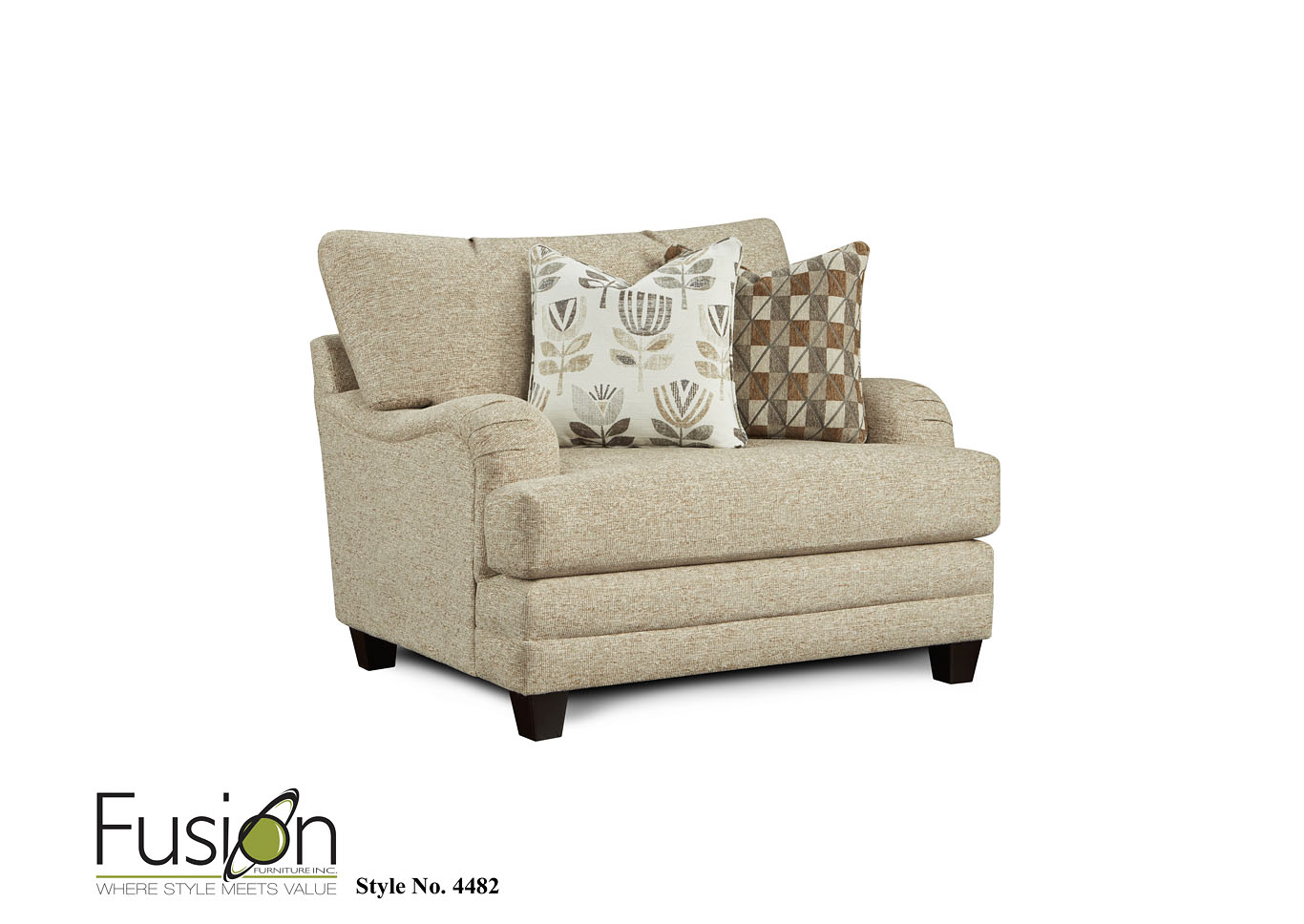 Vogue Mineral Vogue Mineral Chair 1/2,Fusion Furniture Inc