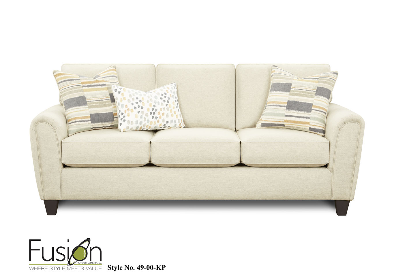 Max Linen (Revolution) Max Linen Sofa,Fusion Furniture Inc