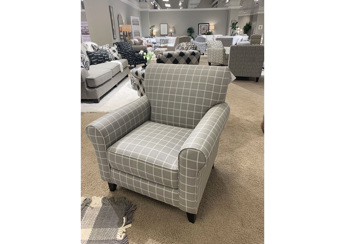 50-00KpCannonballDove(Revolution) Domino Accent Chair,Fusion Furniture Inc