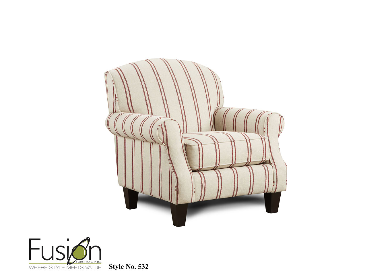 Willpower Cafe (Revolution) Paris Market Accent Chair,Fusion Furniture Inc