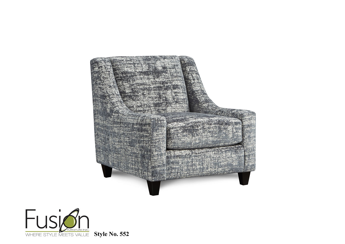 Raymour Natural Avoletta Slate Accent Chair,Fusion Furniture Inc