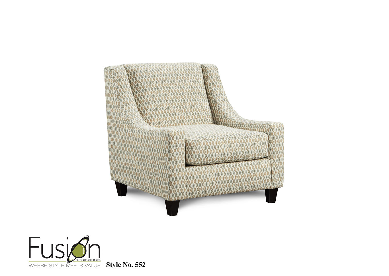 Handwoven Parchment Homeward Sage Accent Chair,Fusion Furniture Inc