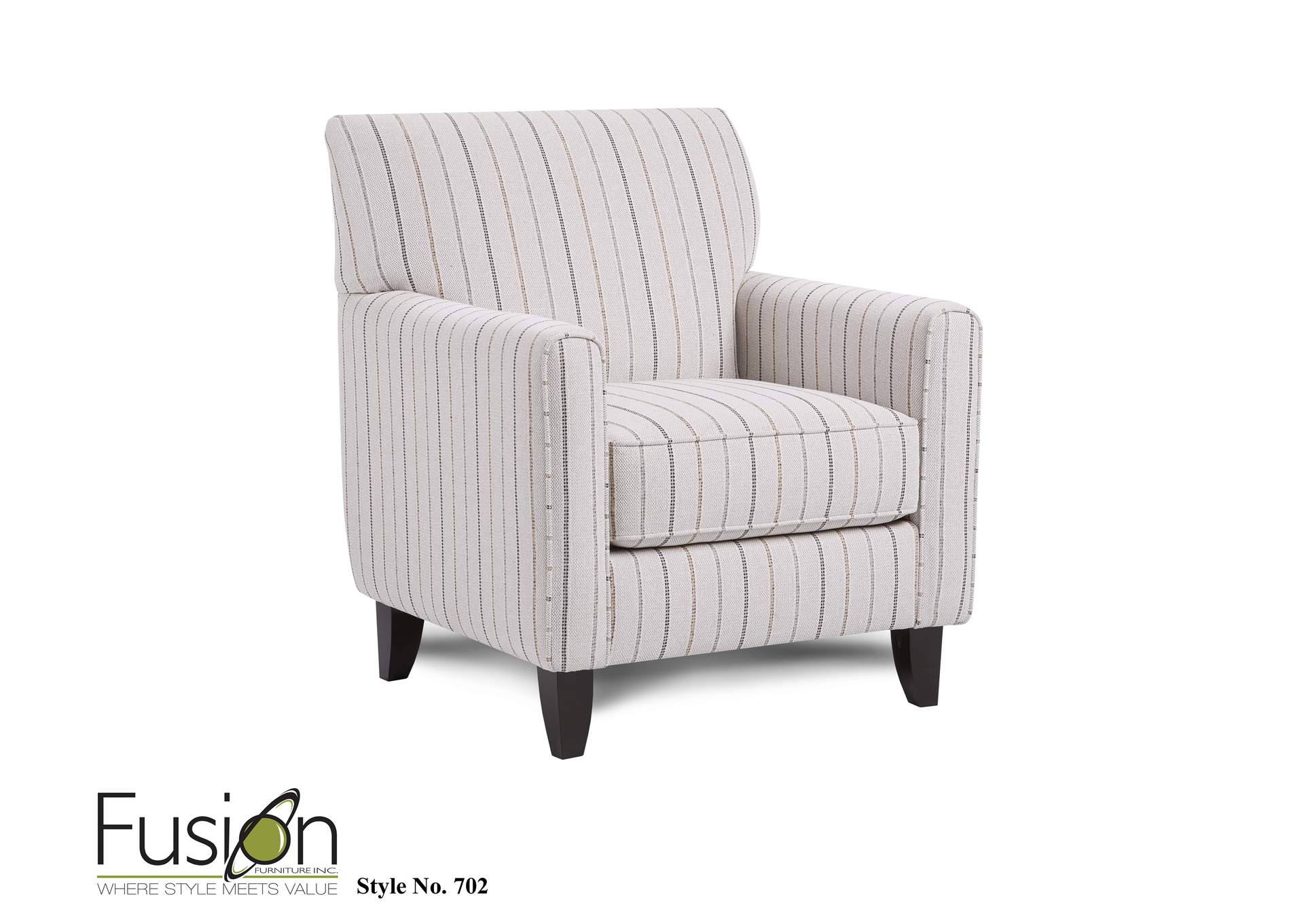 Vandy Heather Faya Heather Accent Chair,Fusion Furniture Inc