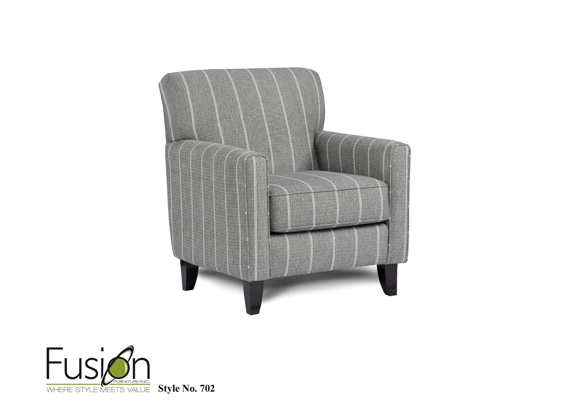 Homecoming Stone (Revolution) Hampton Bay Iron Accent Chair,Fusion Furniture Inc