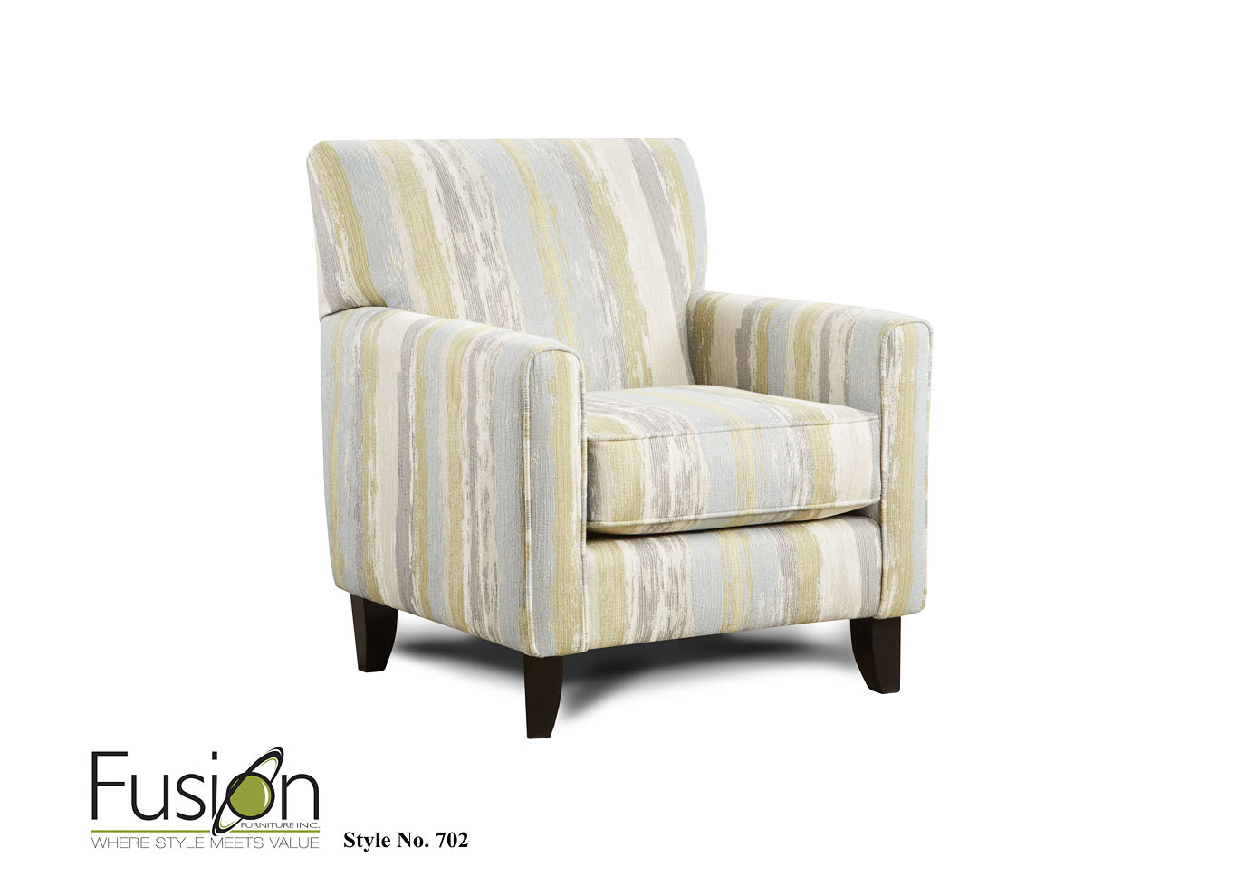 Gallop Quarry Quill Gray Accent Chair,Fusion Furniture Inc