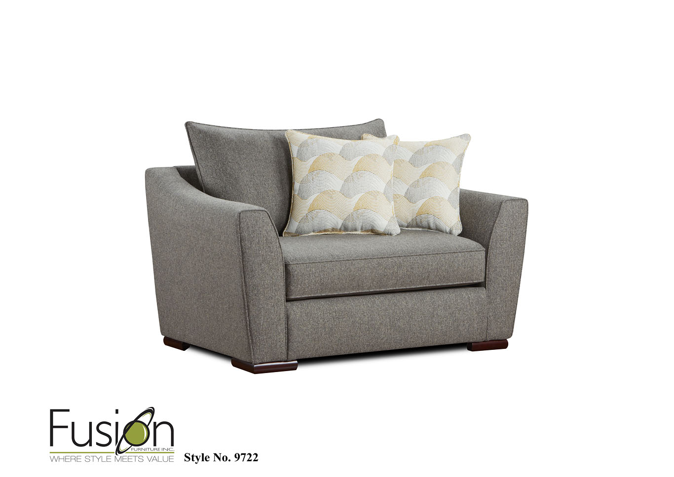 Rockabilly Stone Rockabilly Stone Chair 1/2,Fusion Furniture Inc