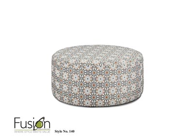 Image for Ocracoke Stone (Revolution) Etruscan Terracotta Cocktail Ottoman