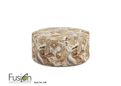 Image for Moore Metal Princeton Earth Cocktail Ottoman