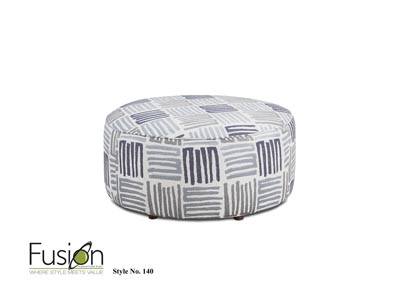 Image for Grande Denim (Revolution) Swag Cobalt Cocktail Ottoman