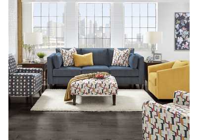 Image for Theron Indigo Theron Indigo Chair 1/2