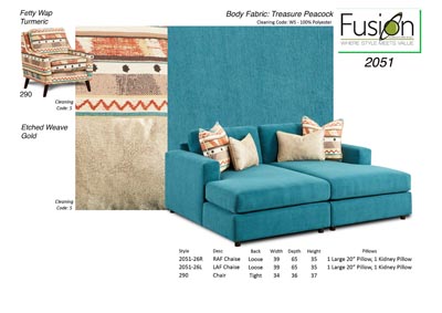 Image for Treasure Peacock Treasure Peacock Chaise