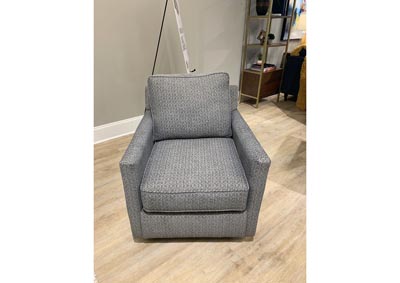Image for Braxton Ivory Kantha Gunmetal Swivel Glider Chair