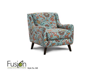 Image for Mathis Sand Kanga Flowers Jasper Accent Chair