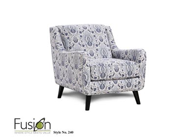 Image for Tampa Ice French Gray Accent Chair