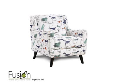 Image for Gradin Dove Gallery Accent Chair