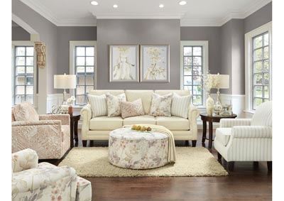 Image for Zen Butter (Revolution) White Rock Ottoman