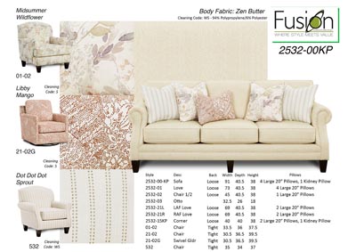 Image for Zen Butter (Revolution) Libby Mango Chair