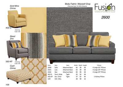 Image for Maxwell Gray Maxwell Gray Sofa
