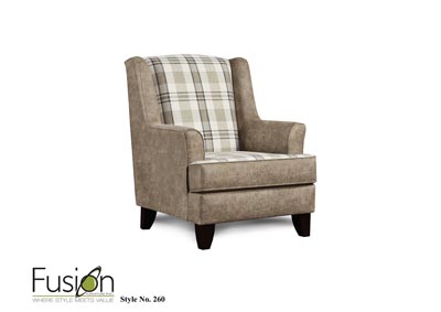Image for Northwest Paloma Grey/ Austin Linen Northwest Paloma Grey/ Gwynn Glass Accent Chair