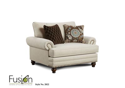 Image for Anna White Linen Anna White Linen Chair 1/2