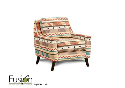 Image for Treasure Peacock Fetty Wap Turmeric Accent Chair